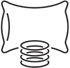 Pillow outline icon